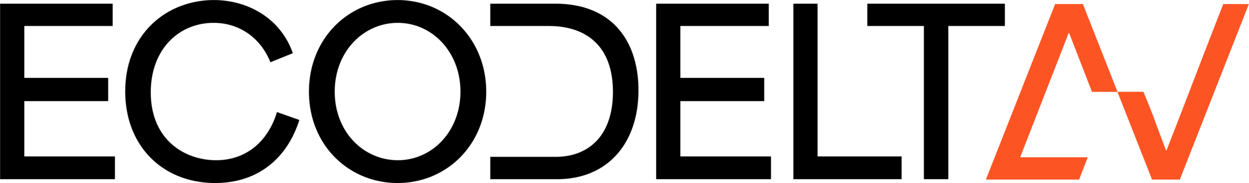EcoDeltaV logo, full colours